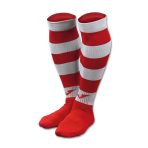 zebra red white