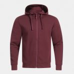 Heroic zip hoodie bordo prsa