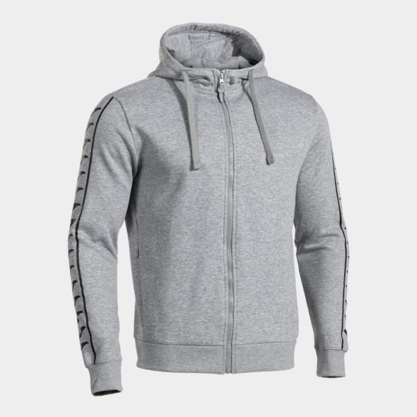 Heroic zip hoodie siva prsa