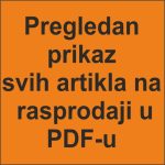Pregledan prikaz svih artikla na rasprodaji u PDF u