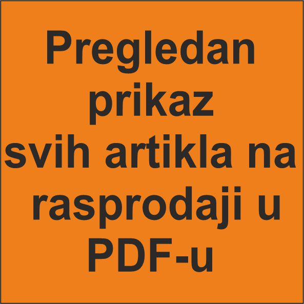 Pregledan prikaz svih artikla na rasprodaji u PDF u