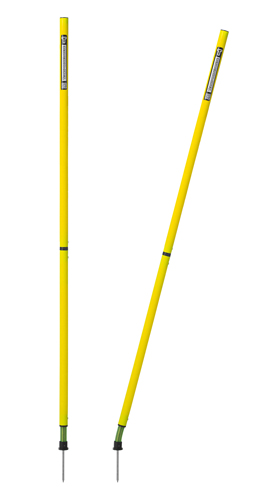 4381 Slalomstange FLEX 160 cm 32 mm 5 Farben 2 teilig einzeln 001 gelb