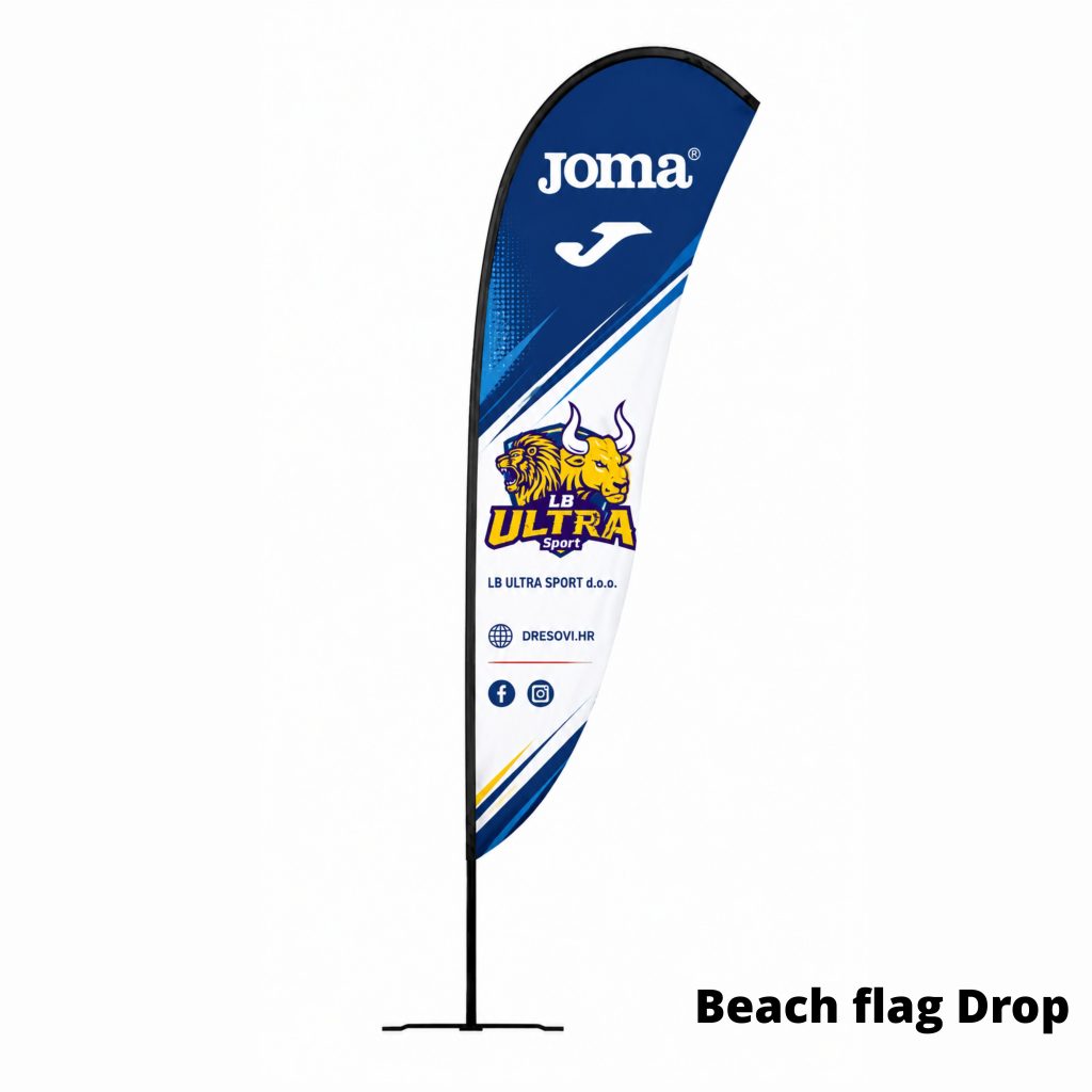 Beach flag Drop