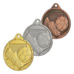 Medalja 32 mm - nogomet - zlatna