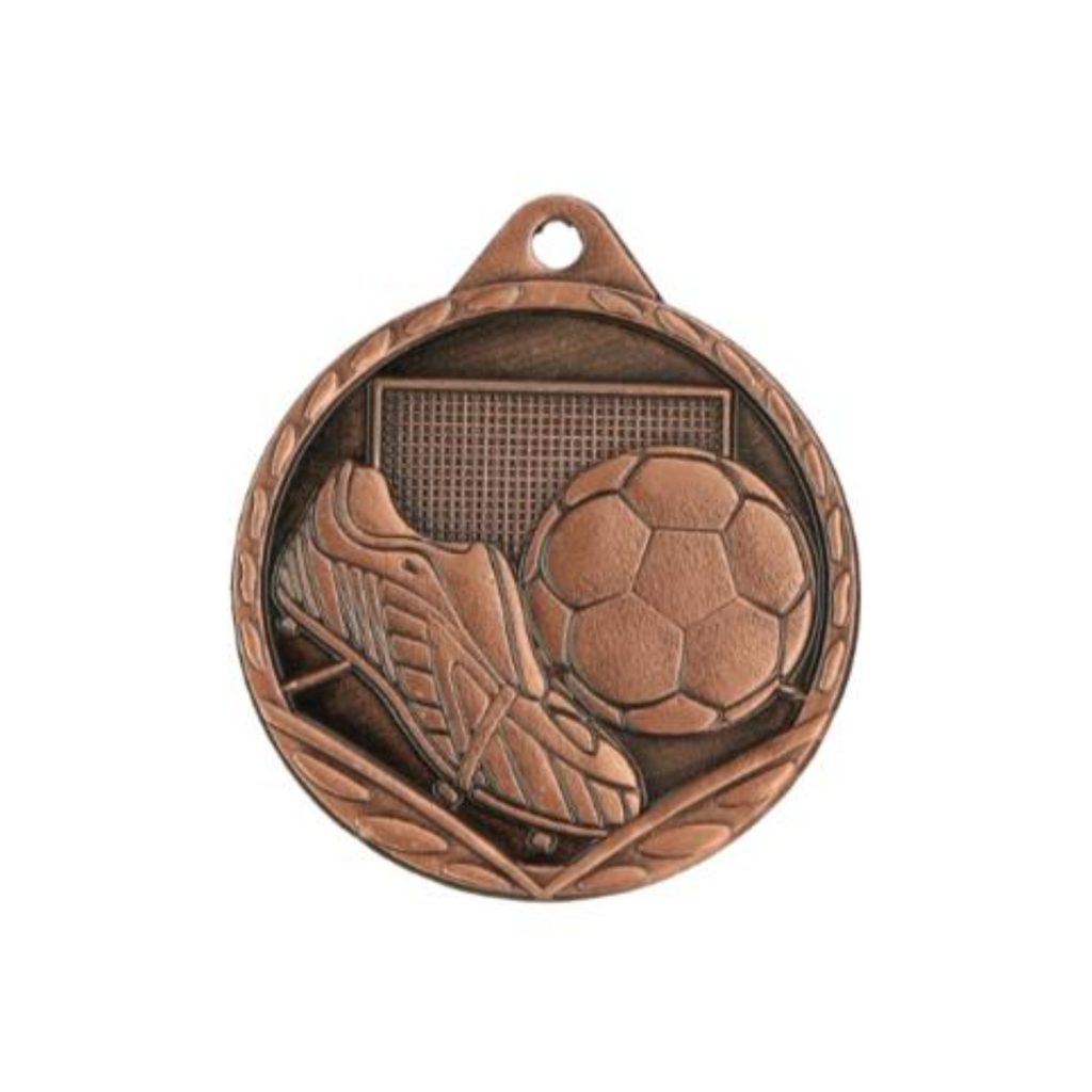 Medalja 32 mm - nogomet - zlatna