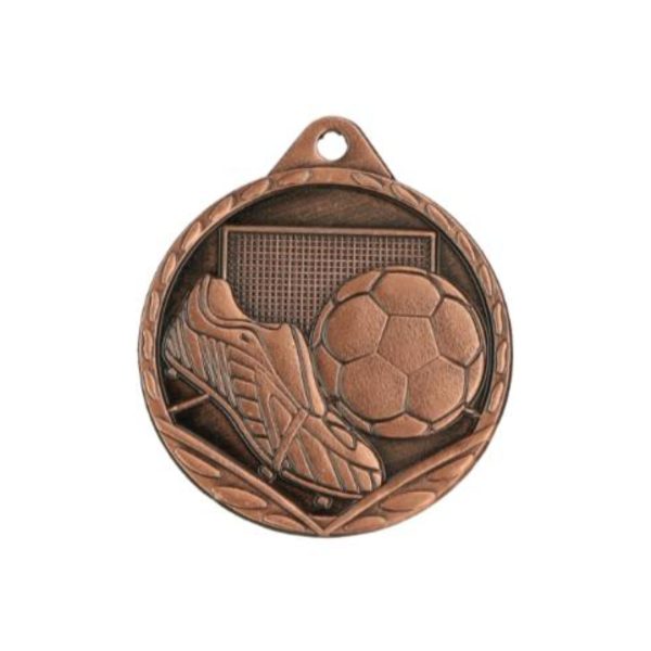Medalja 32 mm - nogomet - zlatna