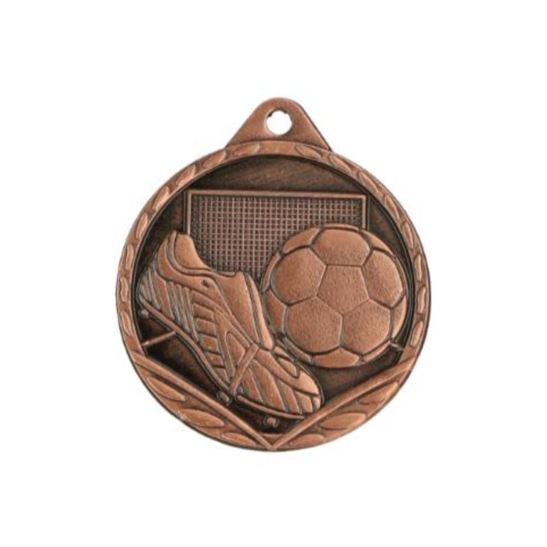 Medalja 32 mm - nogomet - zlatna