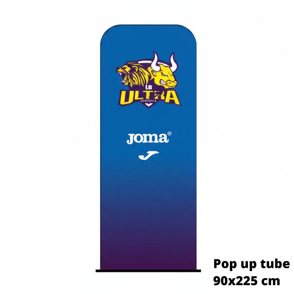 Pop up tube 90x225 cm